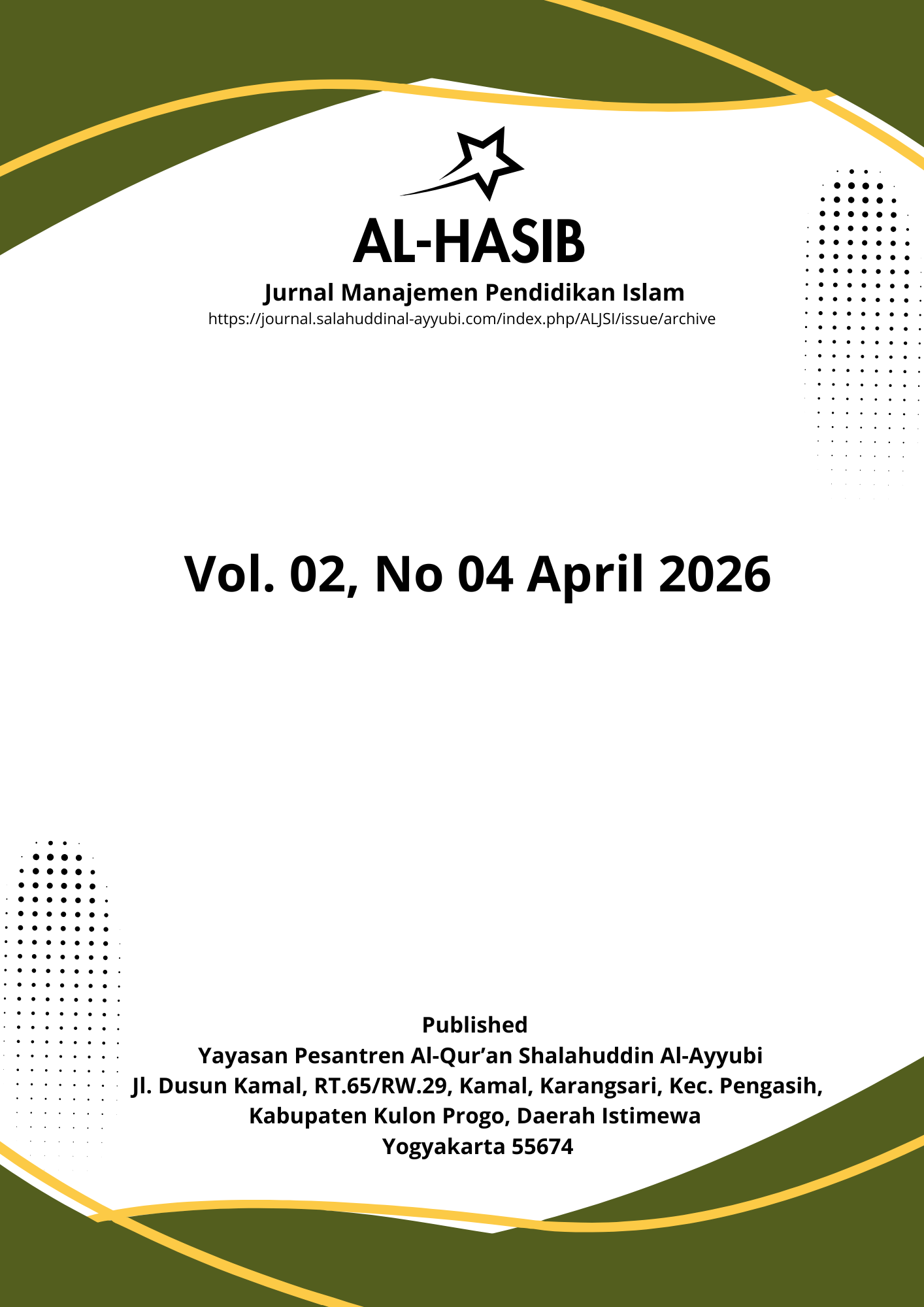 					View Vol. 2 No. 4 (2026): Manajemen Pendidikan Agama Islam 
				