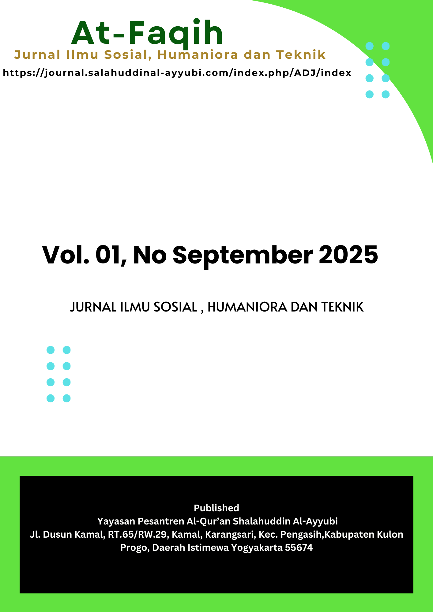 View Vol. 1 No. 4 (2025): Ilmu Sosial dan Humaniora, Teknik