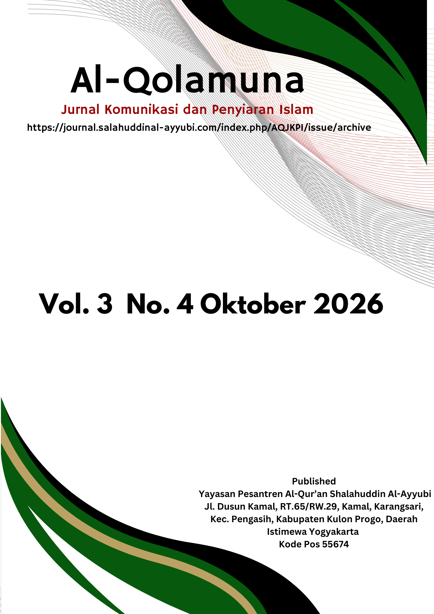 					View Vol. 3 No. 4 (2026): Komunikasi dan Penyiaran Islam
				