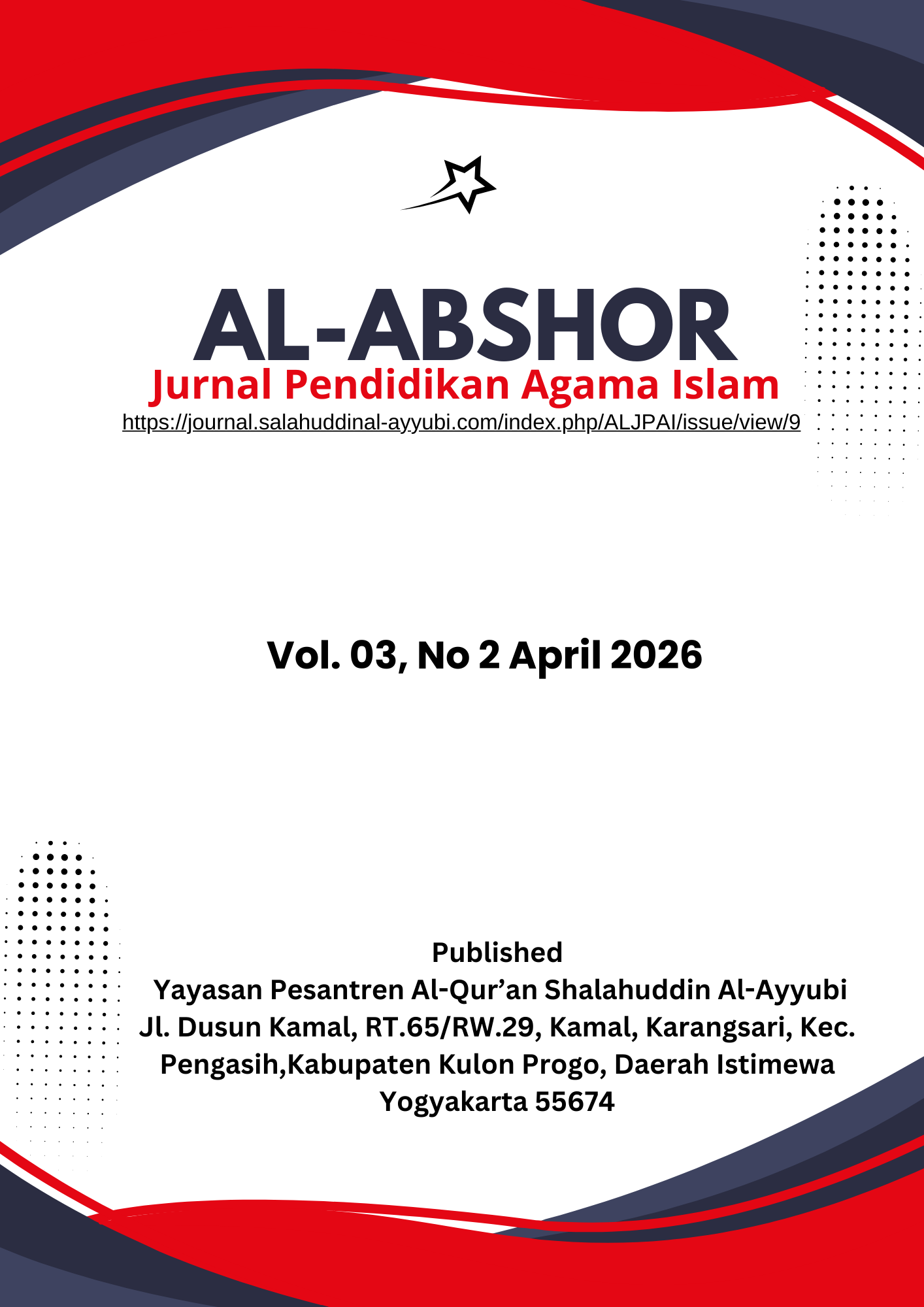 					View Vol. 3 No. 2 (2026): Pendidikan Agama Islam
				